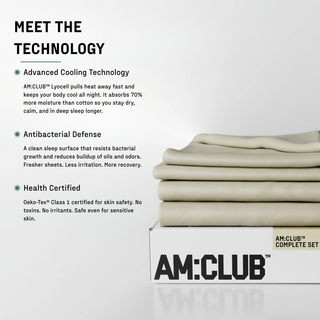 AM:CLUB™ Temperature Regulating Sheet Set - Recovery Sage