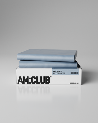 AM:CLUB™ Temperature Regulating Fitted Sheet - Neural Blue