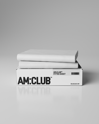 AM:CLUB™ Temperature Regulating Fitted Sheet - Power White