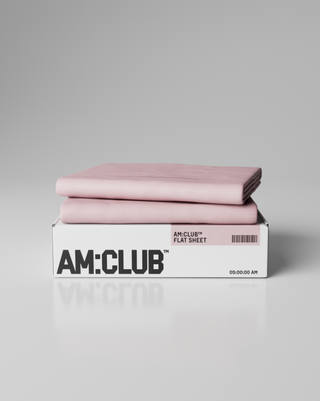 AM:CLUB™ Performance Flat Sheet - Delta Pink